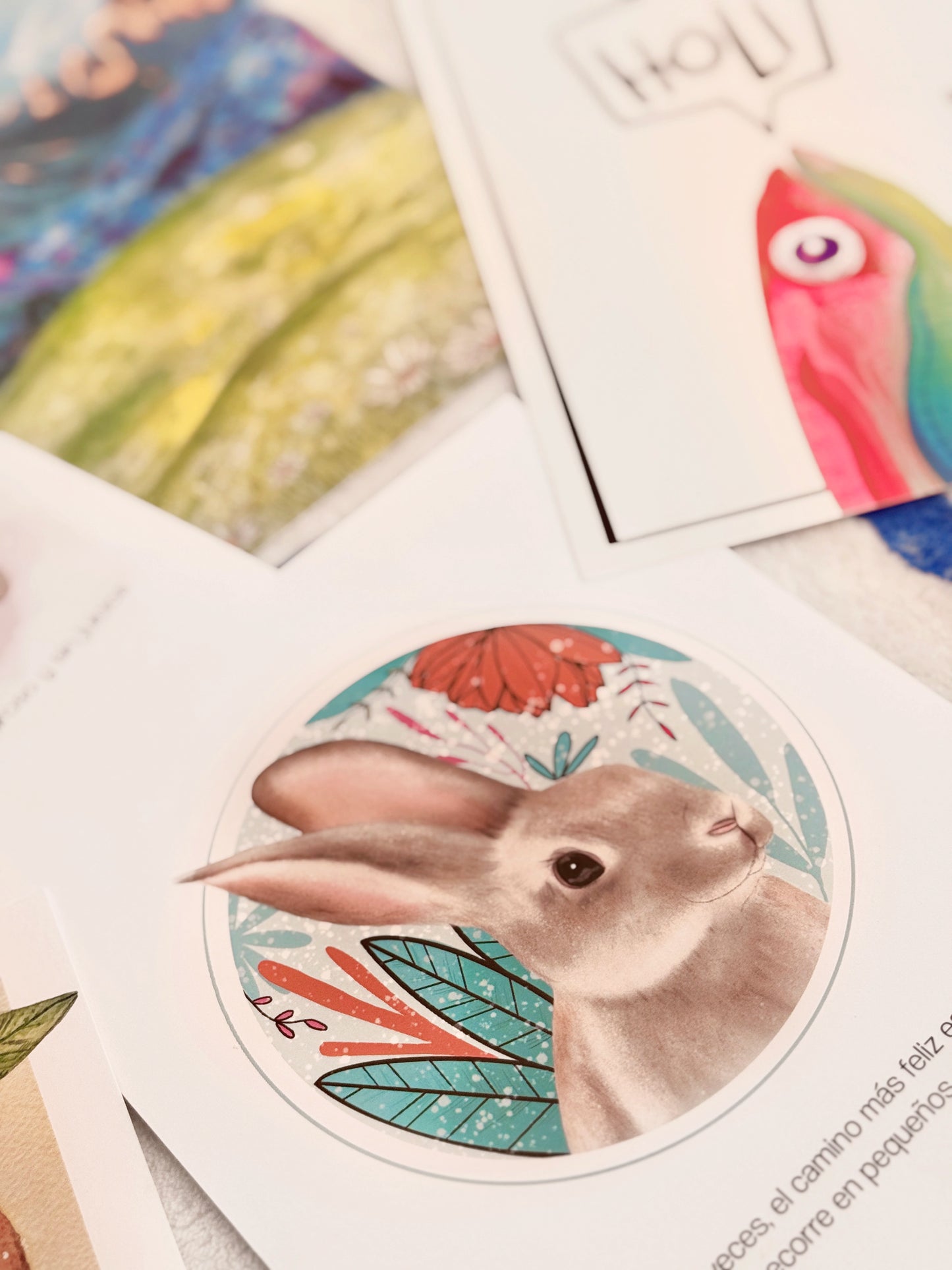 Lámina decorativa para Imprimir - Conejito