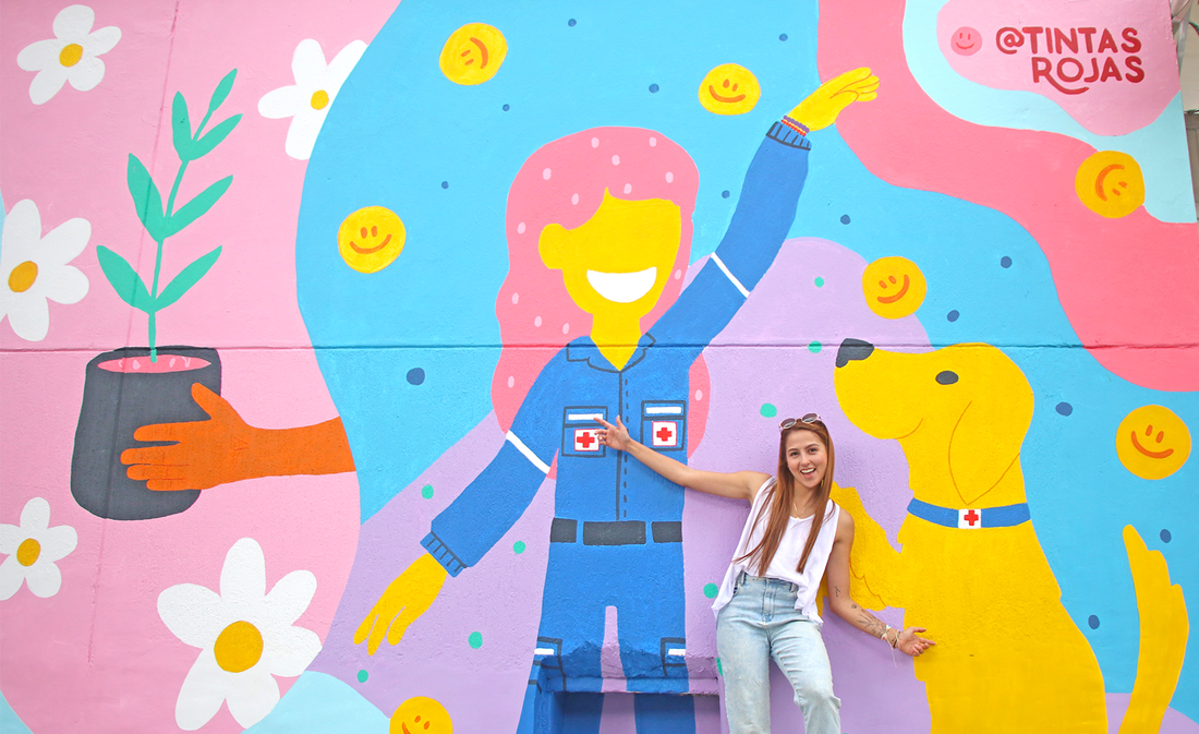 Mural para Cruz Roja Antioquia