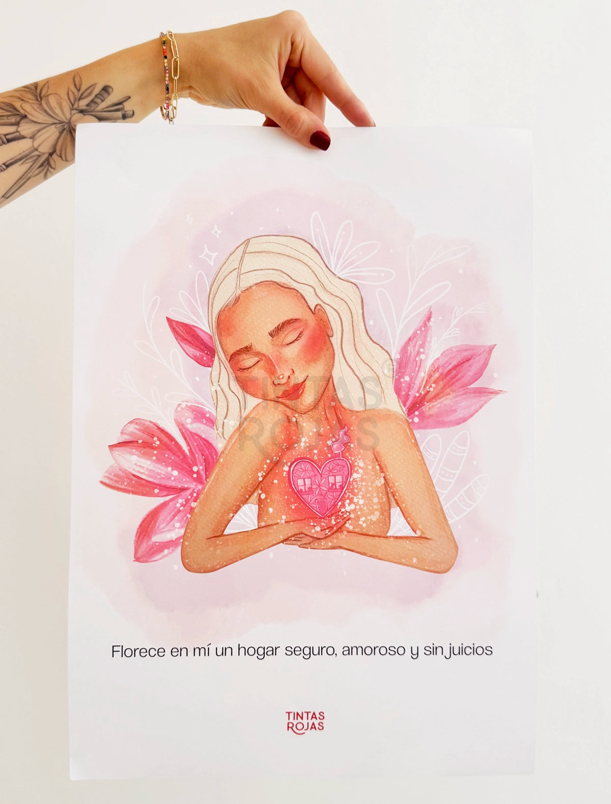 Lamina Decorativa para Imprimir - Hogar seguro