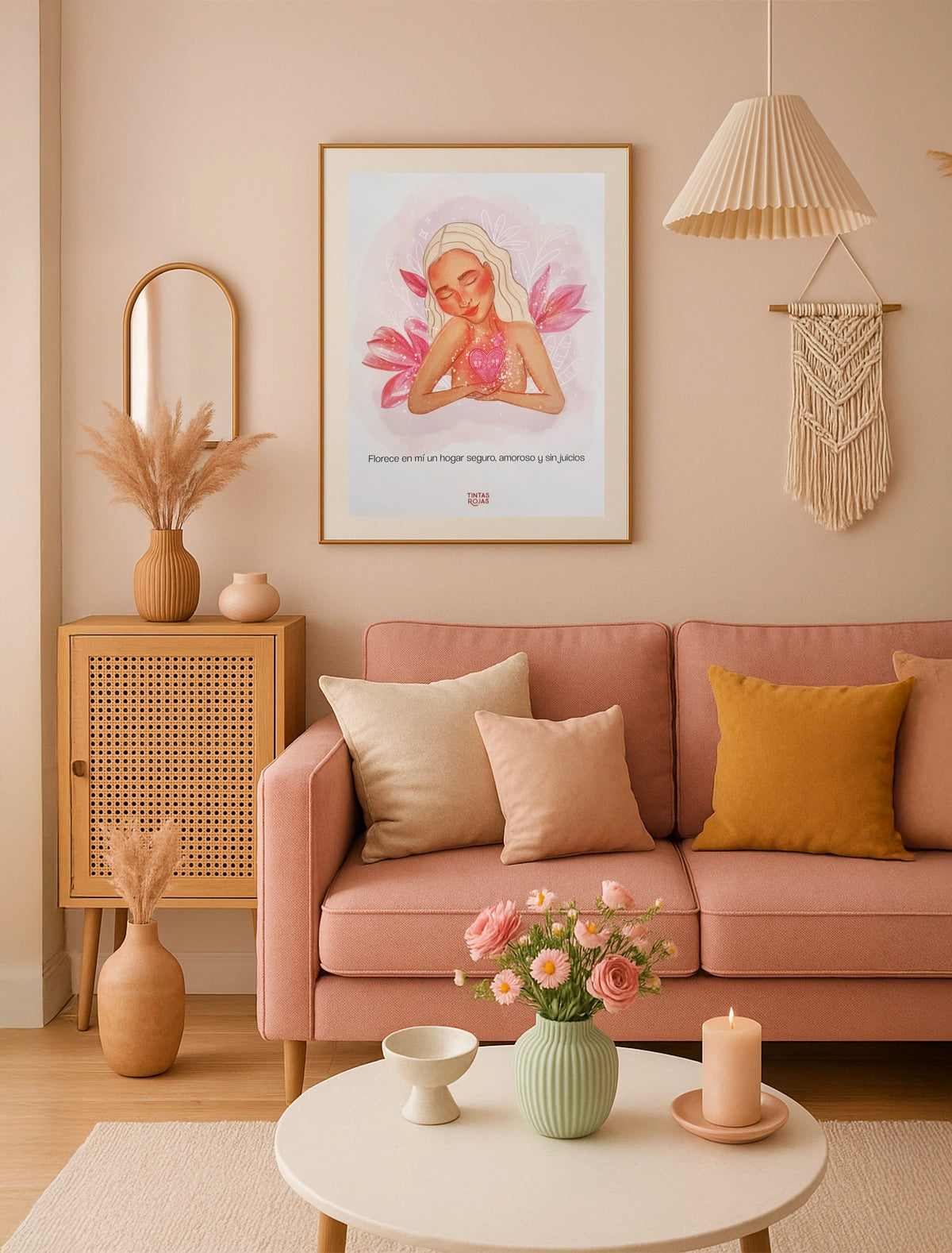 Lamina Decorativa para Imprimir - Hogar seguro