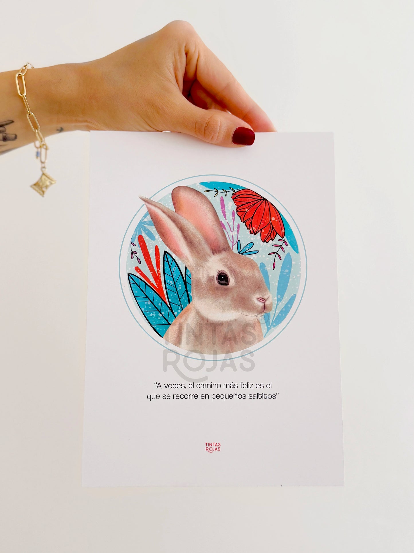 Lámina decorativa para Imprimir - Conejito